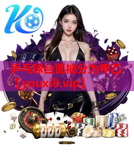 乒乓球台面被分为甲乙